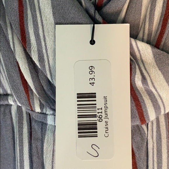 Striped jumpsuit - Picture 5 of 8